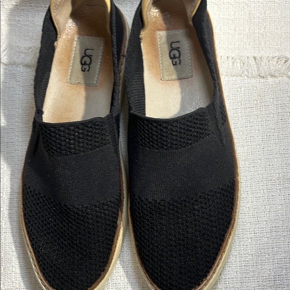 UGG woman’s Black Slip-On Shoes size 7 1/2 - Picture 6 of 12